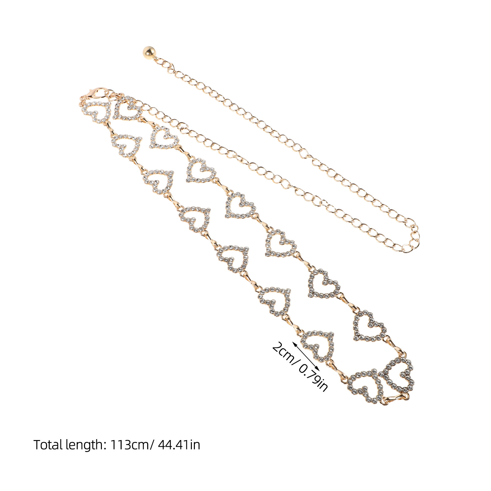Adjustable Waist Chain Rhinest - огляд і ціна Body Jewelry