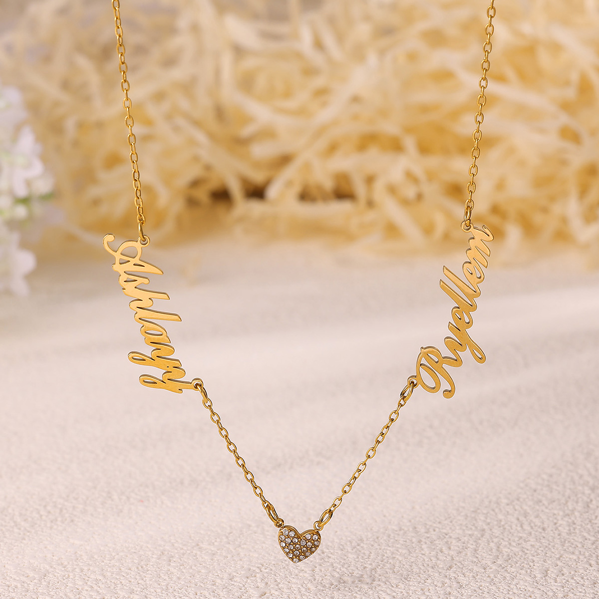 Custom Two Name Necklace For W - огляд і ціна Custom Name Necklace Stainless Steel