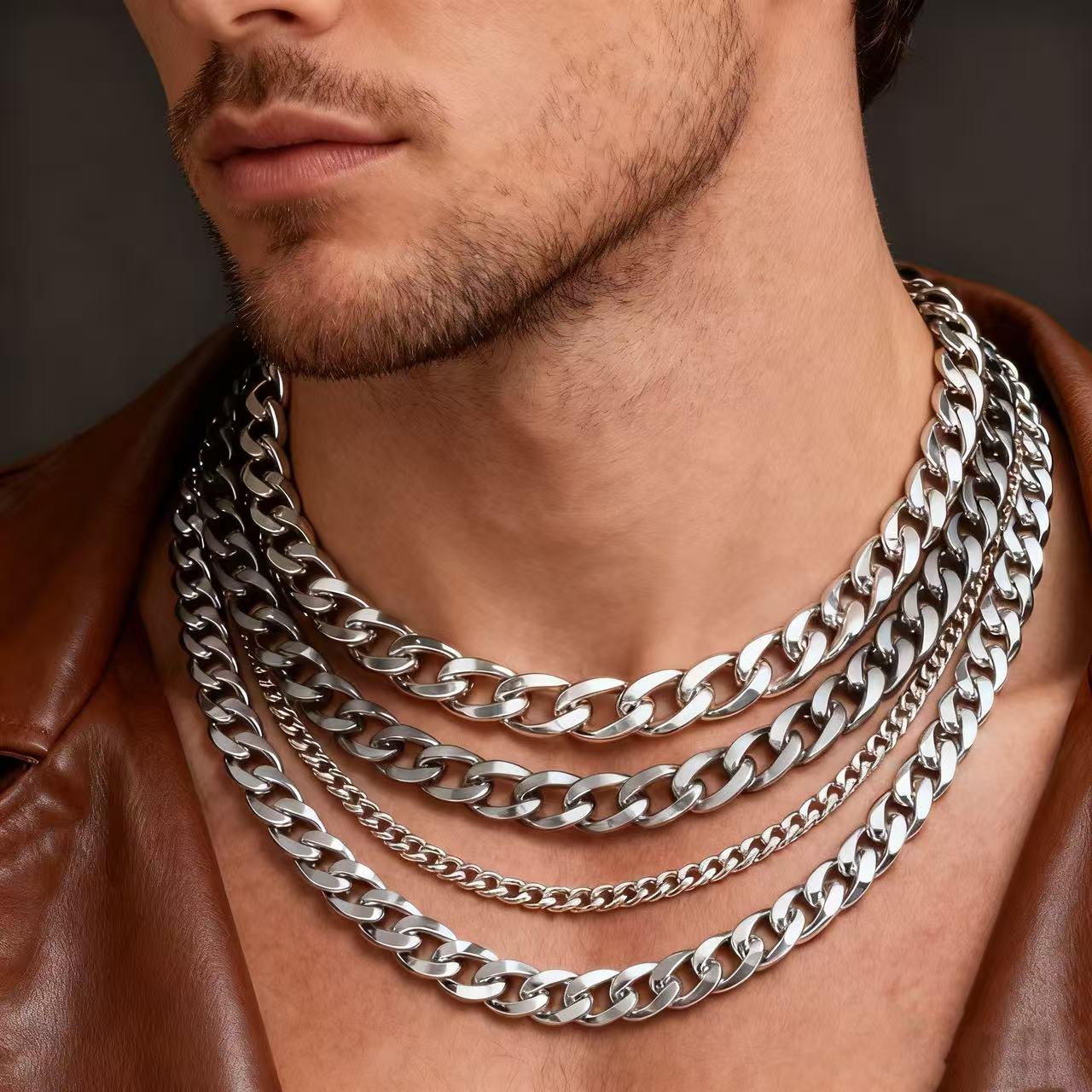 HNSP Stainless Steel Cuban Lin - огляд і ціна Cuban Link Chain 12Mm