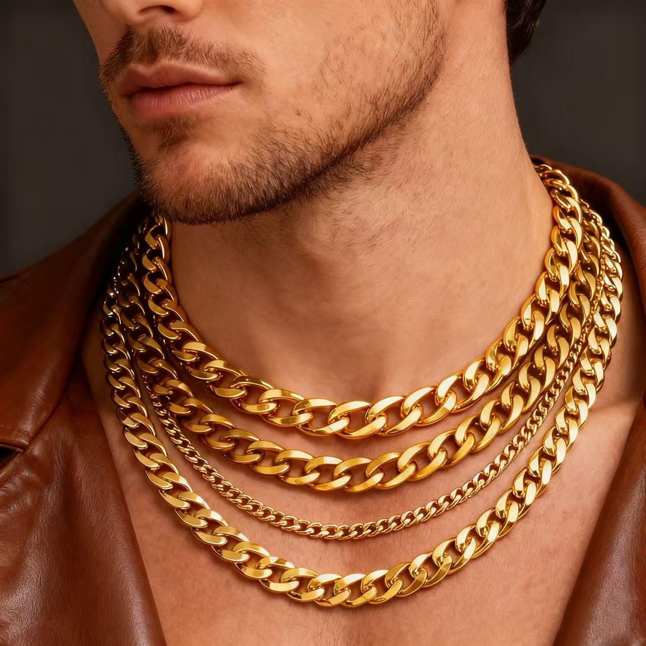 HNSP Stainless Steel Cuban Lin - огляд і ціна Cuban Link Chain 12Mm