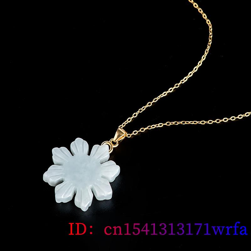 Myanmar Jade Sunflower Pendant - огляд і ціна Necklaces