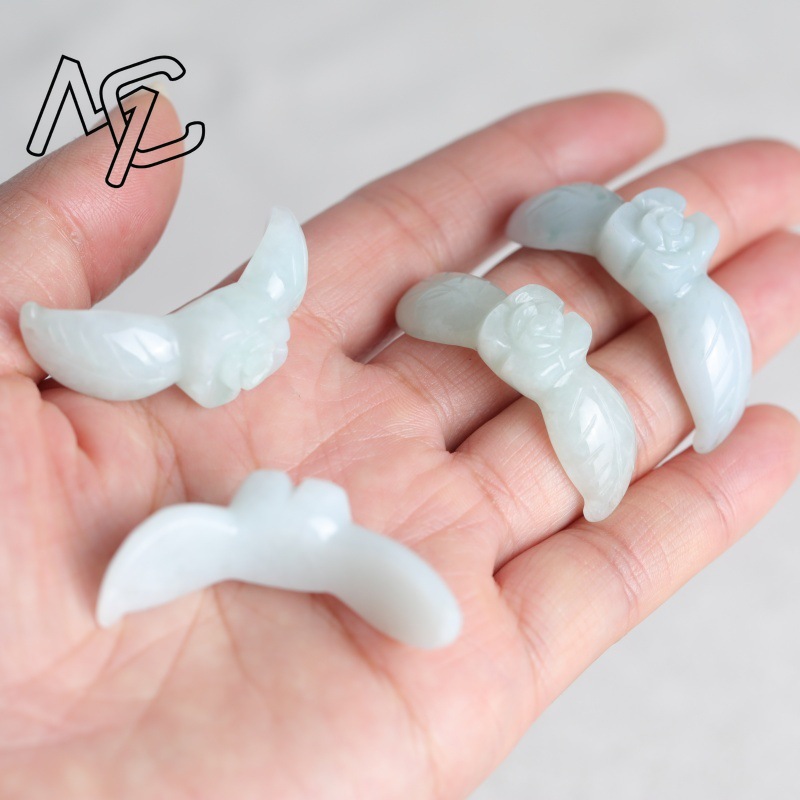 2PC Natural White Jadeite Jade - огляд і ціна Bracelets