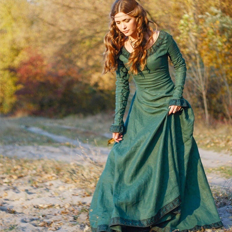 Women Medieval Long Dress V Ne - огляд і ціна Necklaces