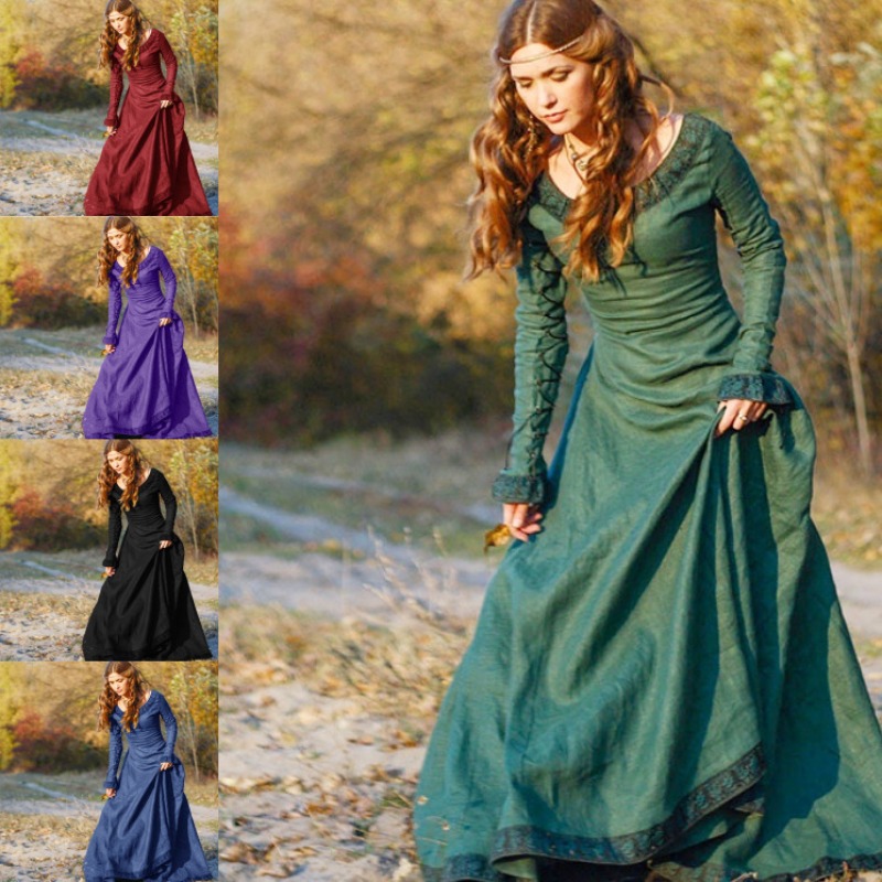 Women Medieval Long Dress V Ne - огляд і ціна Necklaces