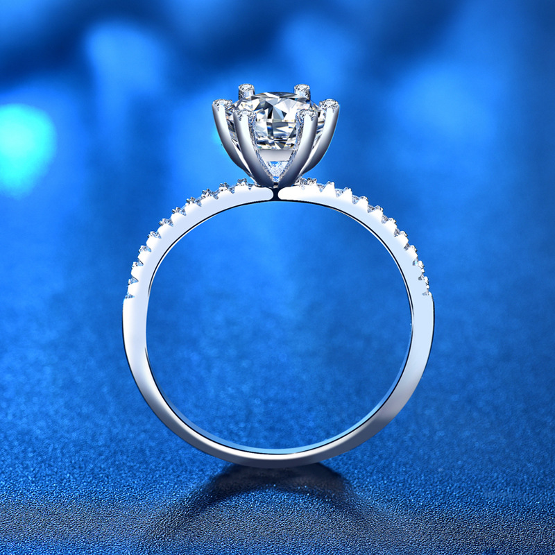 S925 Wedding Engagement Moissa - огляд і ціна Moissanite Engagement Ring 1 Carat