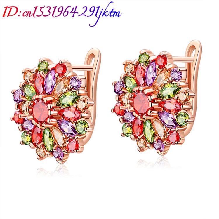 Natural Crystal Flower Earring - огляд і ціна Earrings