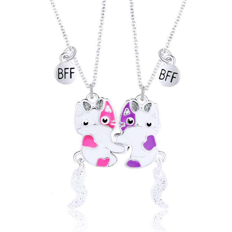 2Pcs Best Friend Pendant Gifts - огляд і ціна Magnetic Couple Matching Necklaces