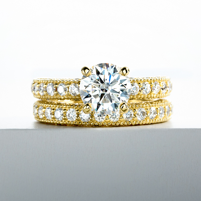 Ring Set For Women 925 Sterlin - огляд і ціна Moissanite Engagement Ring 1 Carat