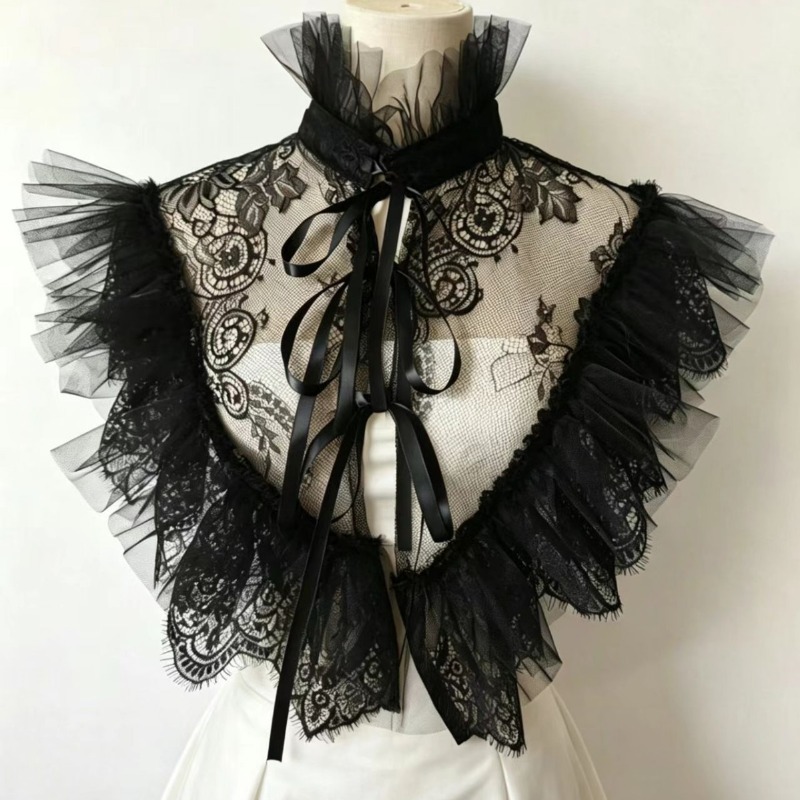 Gothic Style Lace Tulle False  - огляд і ціна Necklaces