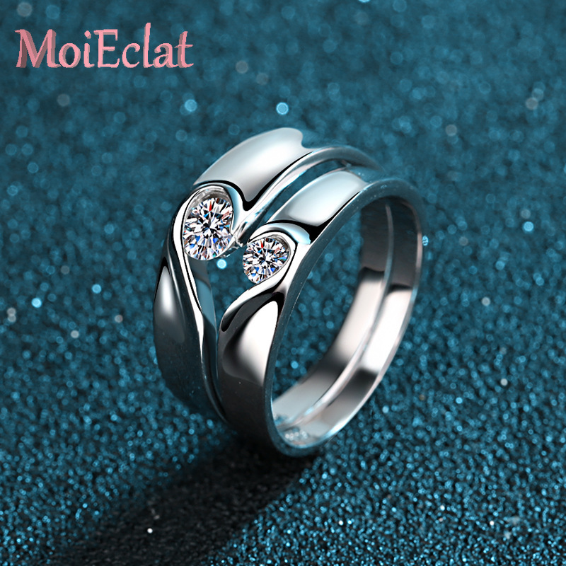 Sparkling Platinum Pt950 Lover - огляд і ціна Moissanite Engagement Ring 1 Carat