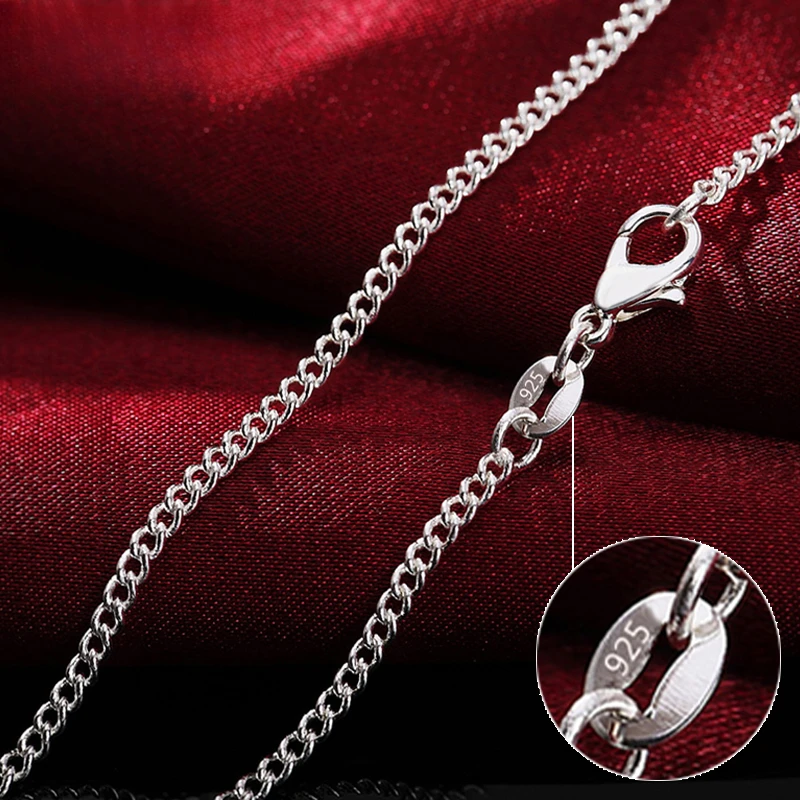 925 Sterling Silver 40-75CM LO - огляд і ціна Cuban Link Chain 12Mm
