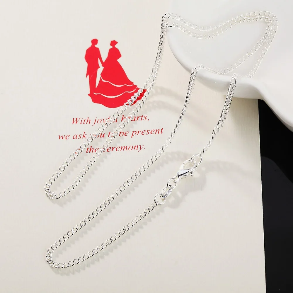 925 Sterling Silver 40-75CM LO - огляд і ціна Cuban Link Chain 12Mm